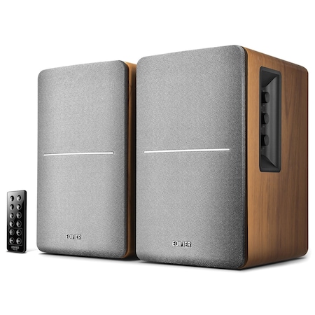 Edifier R1280DB 42-Watt-RMS Amplified Bluetooth Bookshelf Speaker System (Brown Finish) 4003066